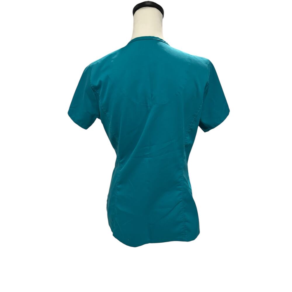 Grey's Anatomy Teal Scrub Top Small - Picture 3 of 4